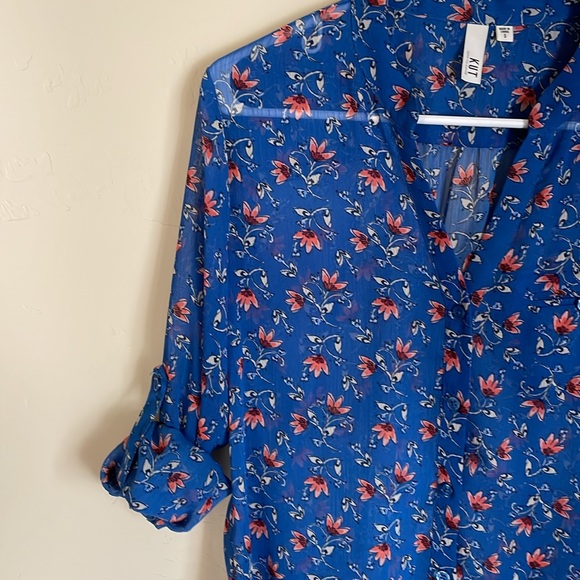 KUT FROM THE KLOTH Jasmine Printed Button Up Blouse - Picture 5 of 6